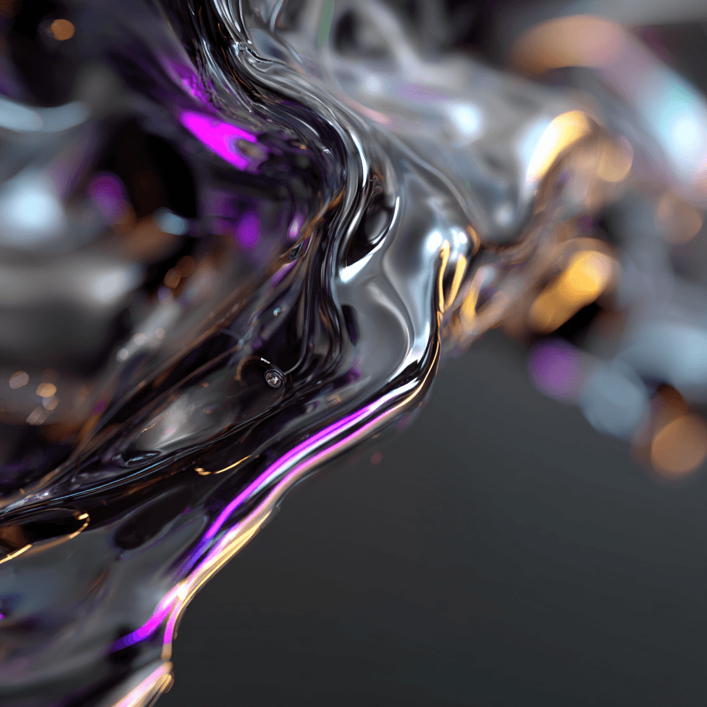 Abstract perspective view of two parallel walls with glowing lines, creating a futuristic and geometric effect.